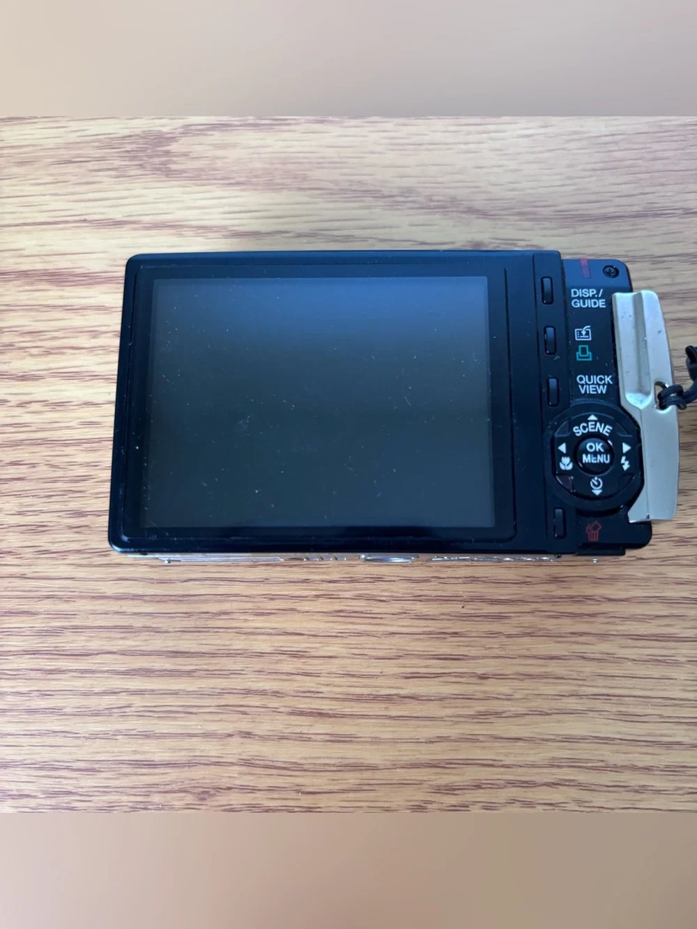 Olympus Silver SP-700 Compact Digital Camera Front View